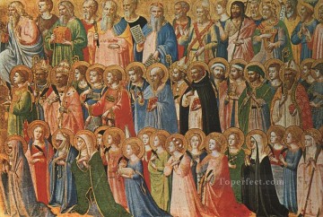  Glorified Painting - Christ Glorified In The Court Of Heaven Renaissance Fra Angelico
